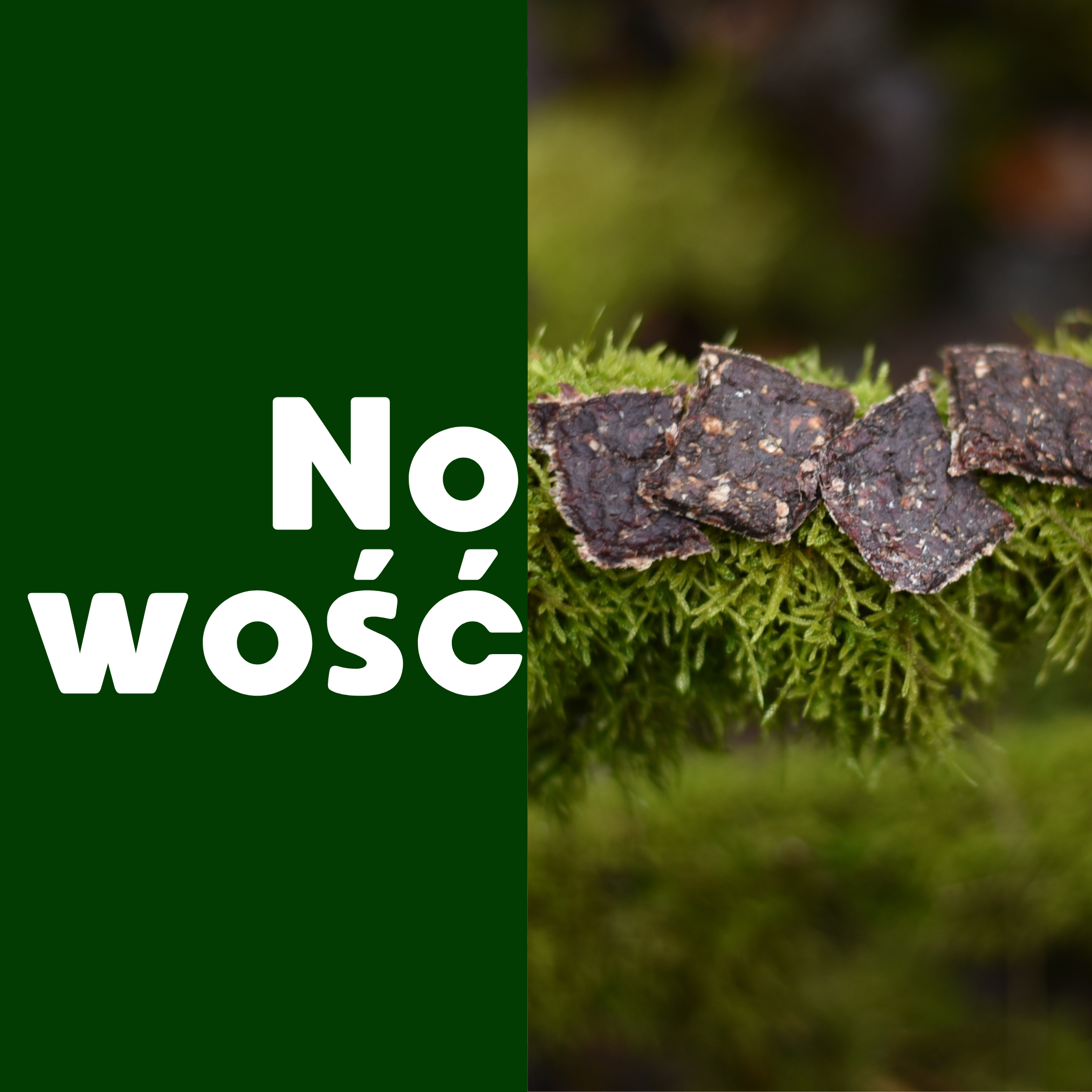 NOWOŚĆ - Suszone Ciastka z Jeleniny z ziołami wspierającymi regenerację wątroby.